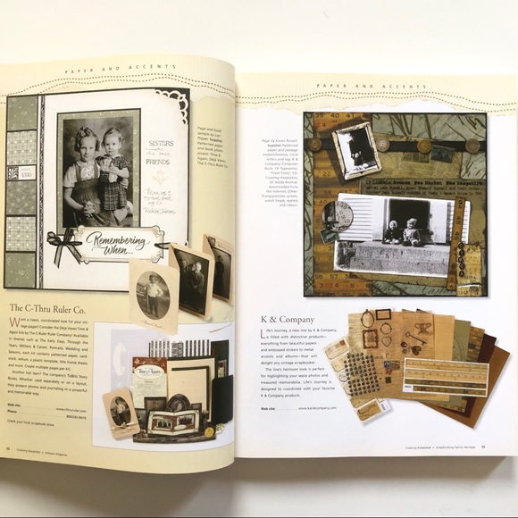 SCRAPBOOKING FAMILY HERITAGE BOOK - Picture 8 of 16